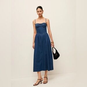 Commense Blue Denim Dress